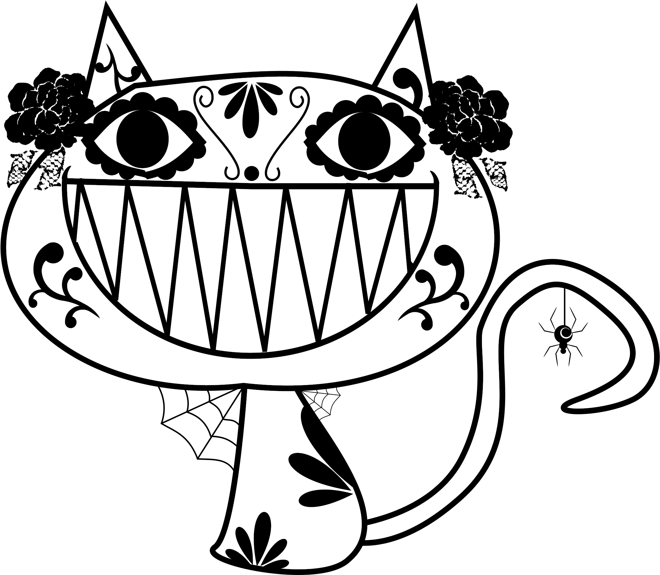 This Free Icons Png Design Of Catrina Smily Cat (2400x2400), Png Download