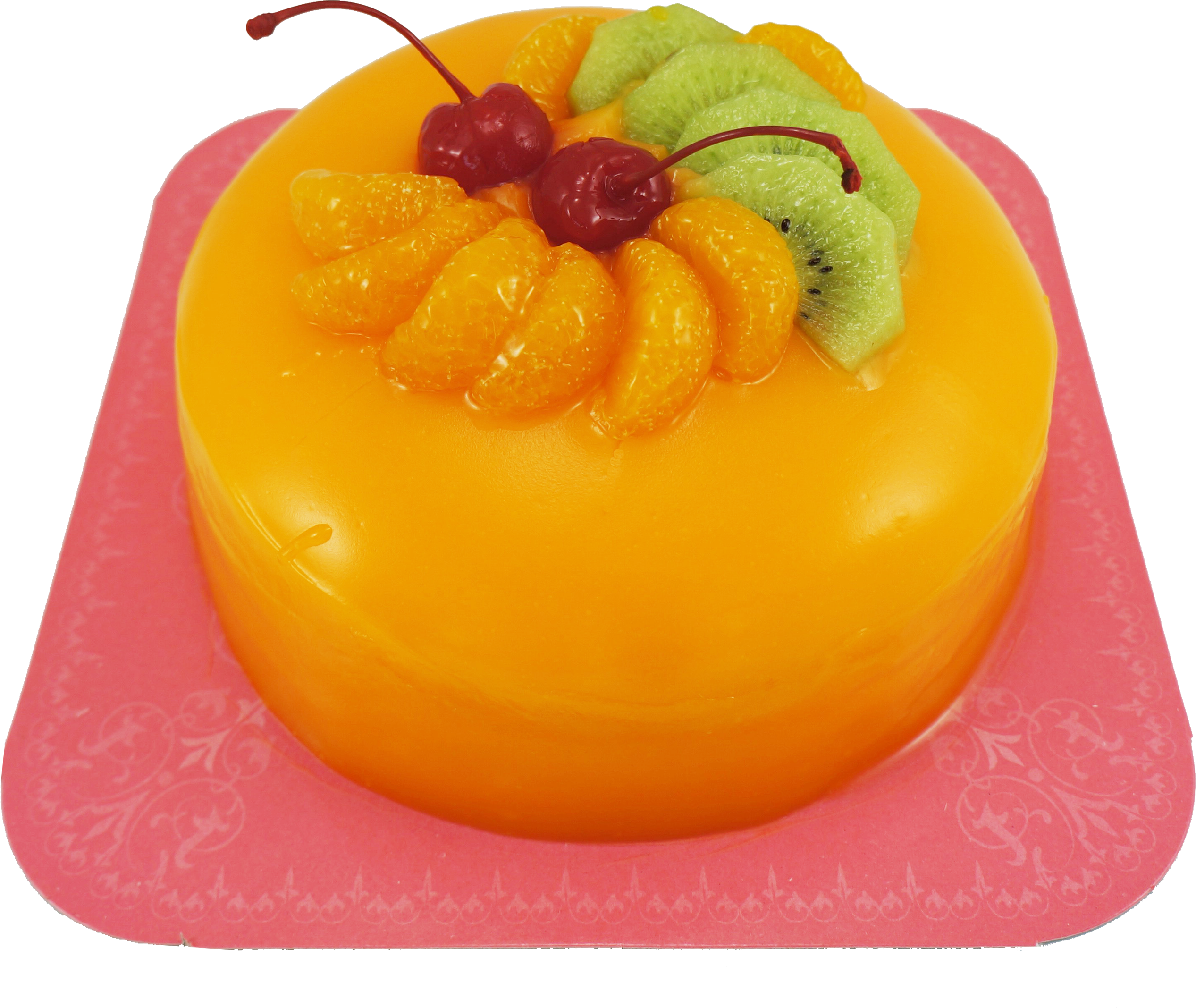 Orange Cake - Gelatin Dessert (3138x2631), Png Download