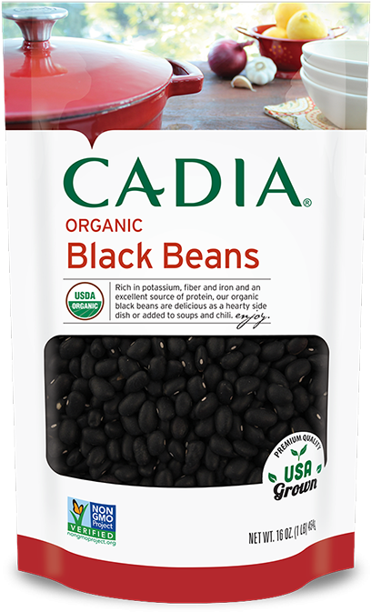 Cadia Organic Black Beans, 16 Oz - Cadia Organic Maple Sandwich Cookies 11.4 Oz (700x700), Png Download