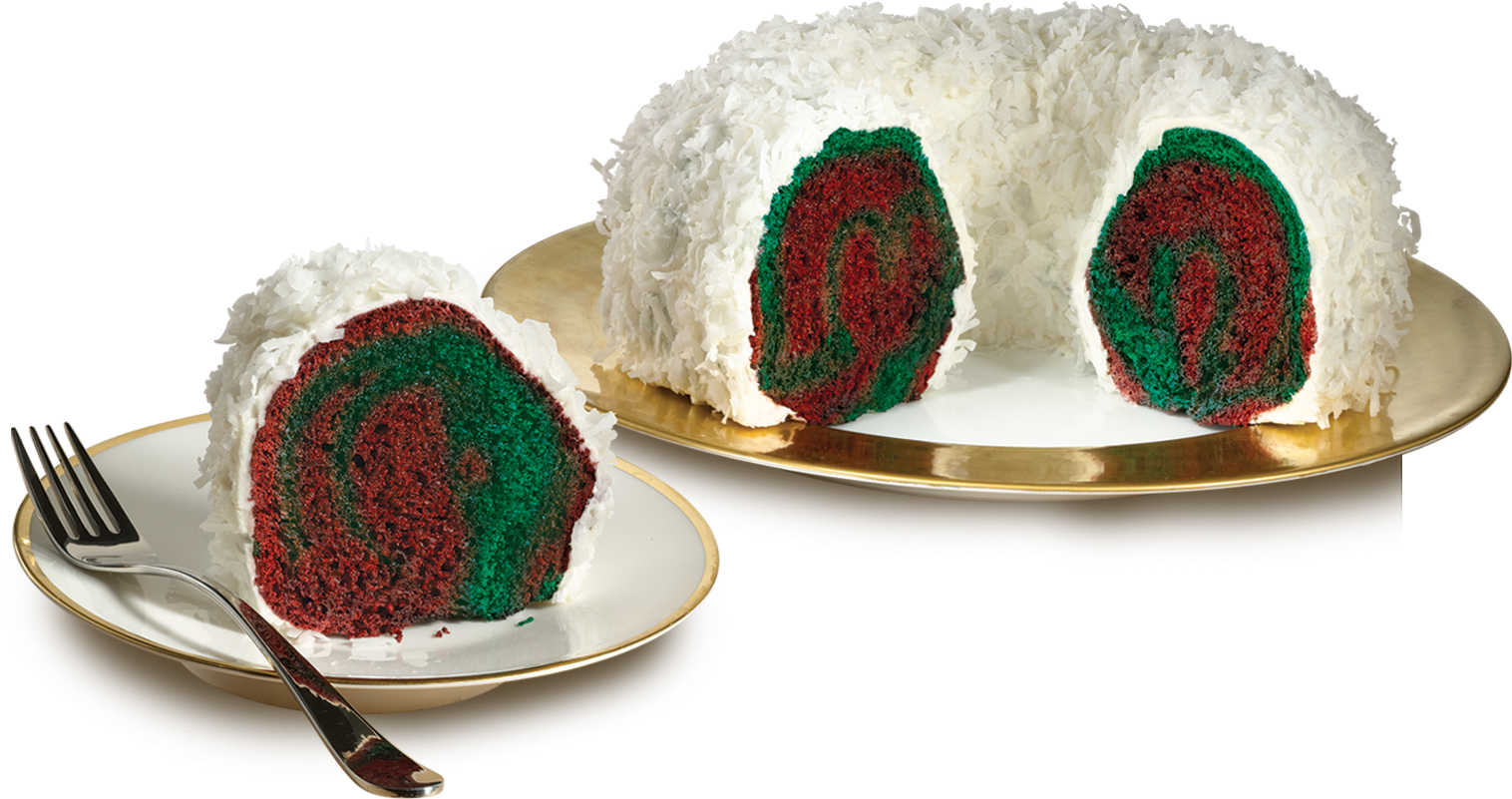 Holiday Velvets Snow Wreath - Duncan Hines Holiday Velvets Cake Mixes 17.6 Oz. Box (1836x1116), Png Download