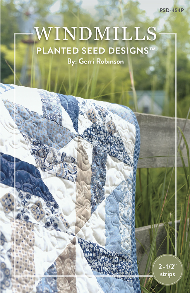 Windmills Quilt Pattern | 1/2" | By Riley Blake (1000x1000), Png Download