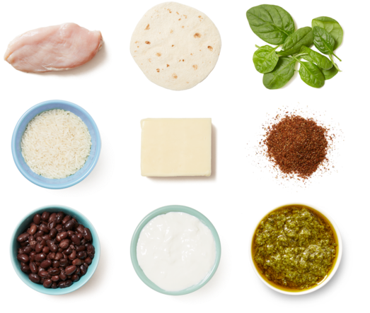 Chicken Enchiladas Verde With Spinach, Black Beans, - Enchilada (700x477), Png Download