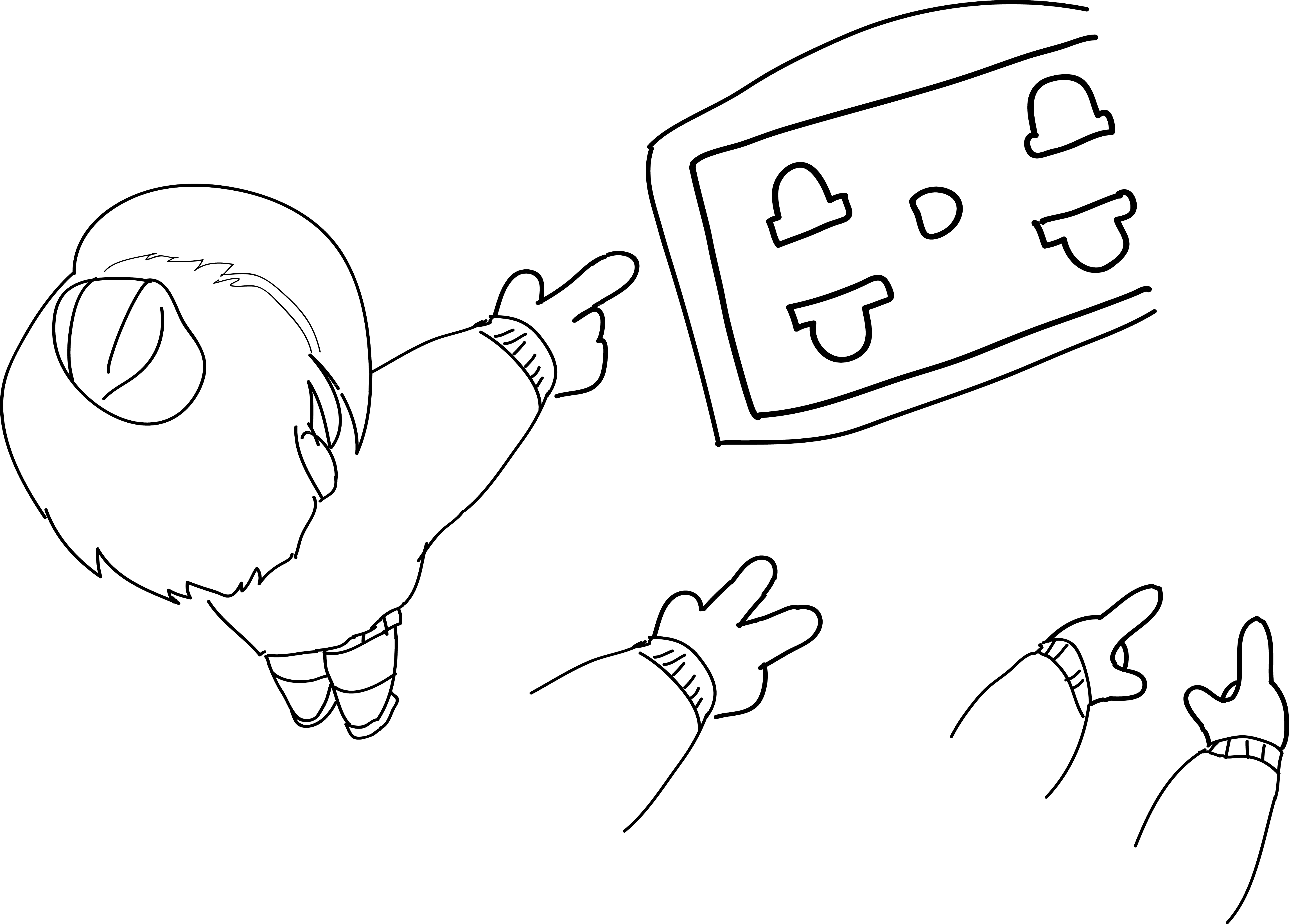 Electric Shock ,children Finger And Receptacle ,anime - เอา นิ้ว แหย่ ปลั๊กไฟ การ์ตูน (4585x3286), Png Download