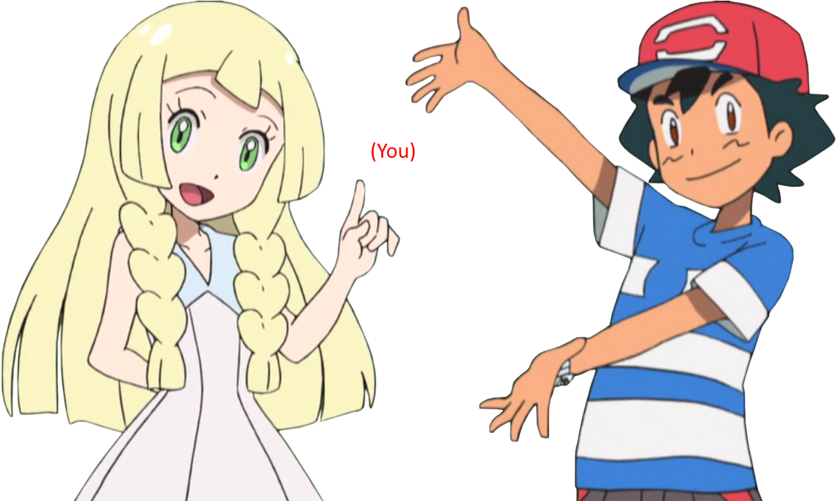 Pokémon Sun And Moon Clothing Facial Expression Man (1280x720), Png Download