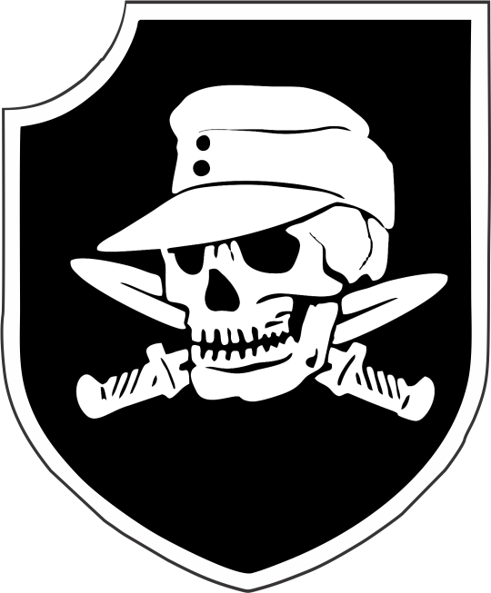 Totenkopf - Escudos De Las Waffen Ss (540x653), Png Download