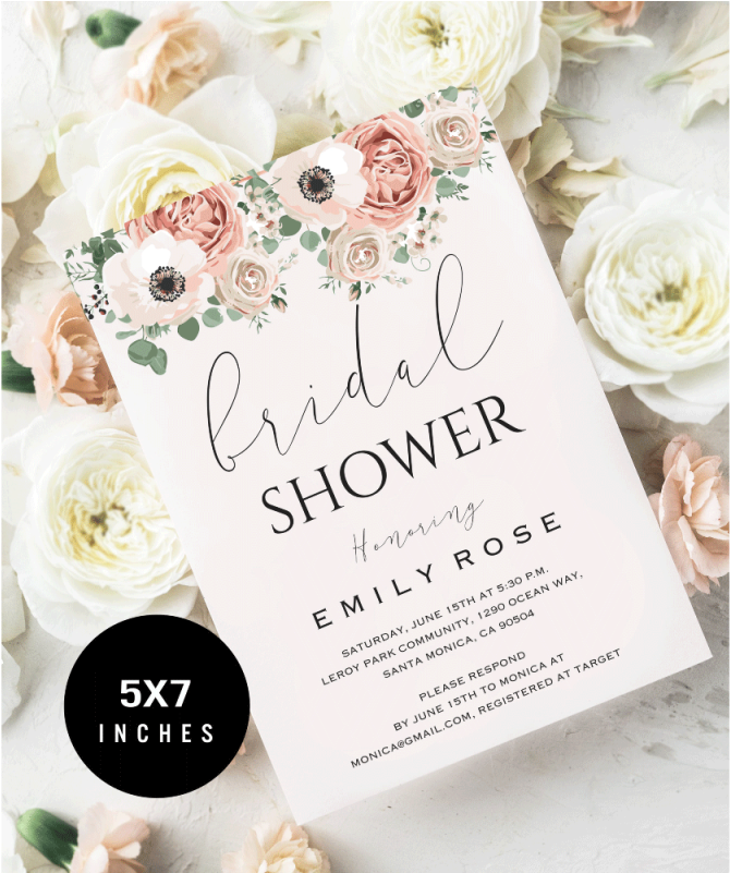 Bridal Shower Invitation Pcc 4 Example Image - Bridal Shower (1200x800), Png Download
