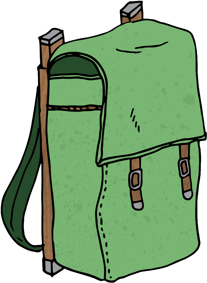 At The Turn Of The 20th Century, School Children Bound - Trapper Nelson Backpack (1000x1311), Png Download