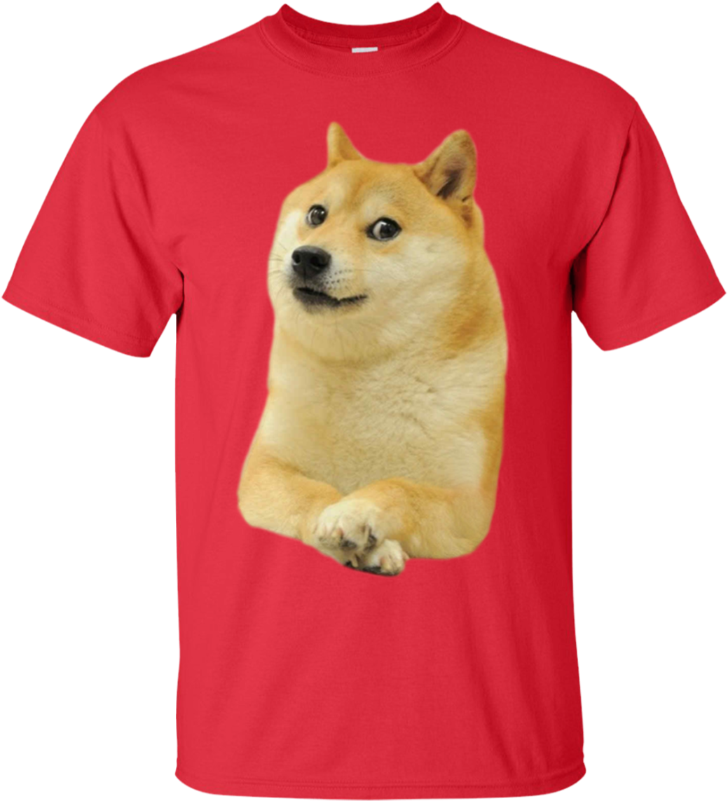 Doge Meme T-shirt (1155x1155), Png Download