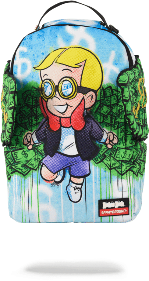 Sprayground Richie Rich Money Wings - Sprayground Backpacks Richie Rich (802x1023), Png Download