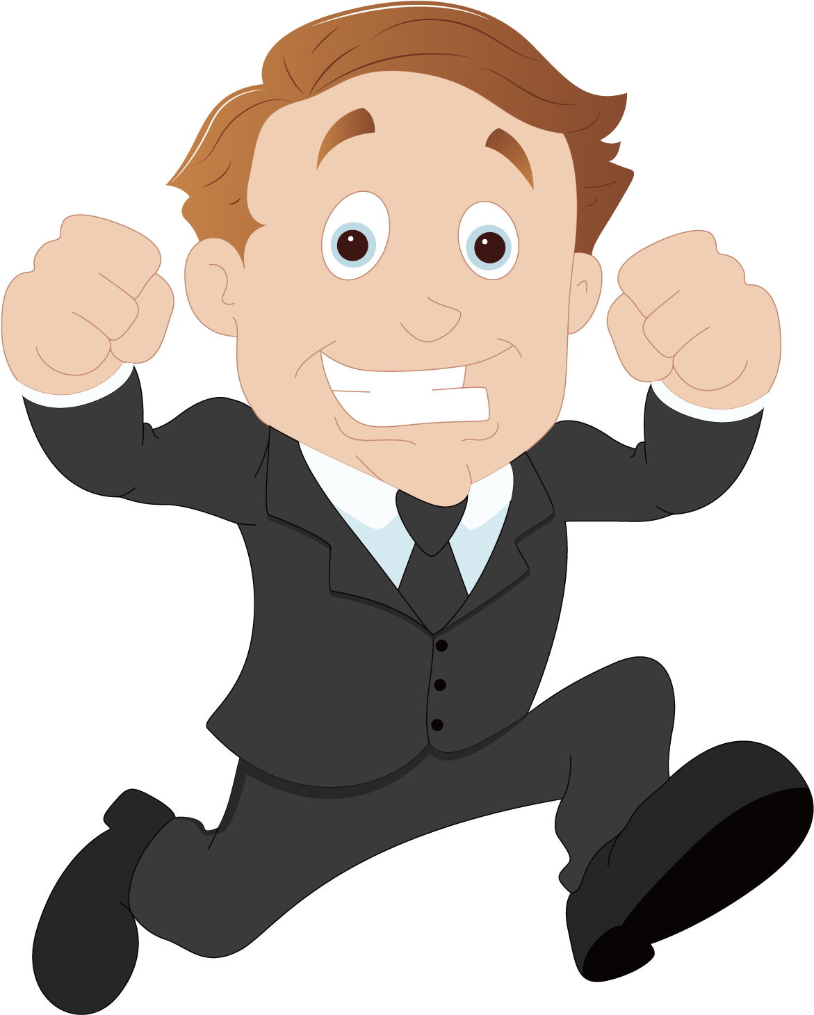 Cartoon Sales Businessperson Clip Art - Businessman Png Clipart (1500x1500), Png Download
