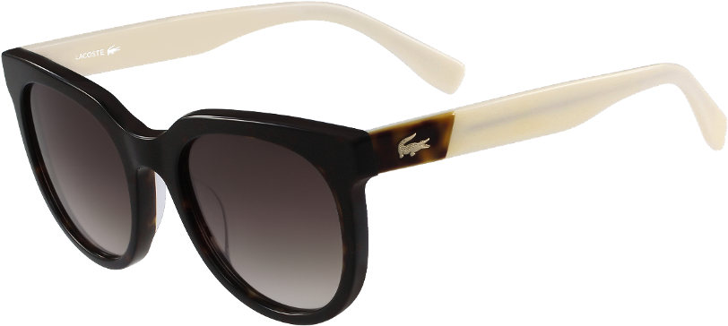 Stylish Sunglasses Png Images - Lacoste L850s Havana (1117x480), Png Download