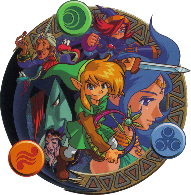 Zelda Oracle Of Ages (626x637), Png Download