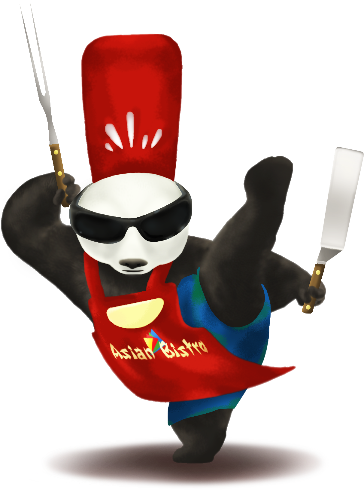 Asians Clipart Hibachi Chef - Hibachi Clipart (1338x1728), Png Download