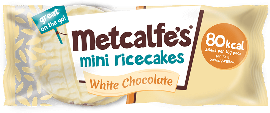 White Chocolate Mini Ricecakes - Metcalfe's Popcorn 8 X Metcalfe's Sweet Salt Popcorn (916x1220), Png Download