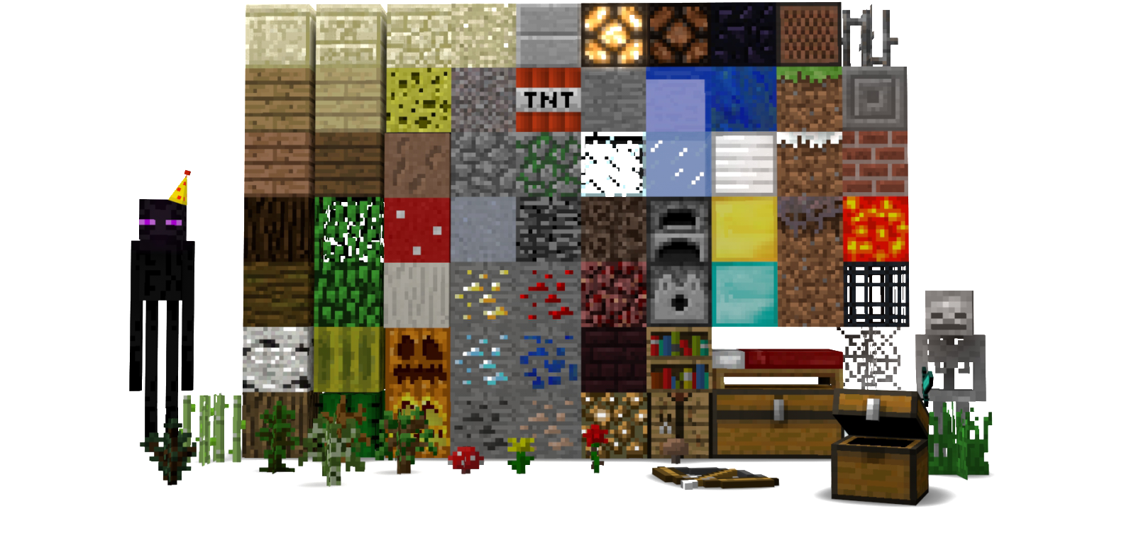 Minecraft Bloques Del Minecraft, Artesanías De Animales, - Minecraft C4d Block Rig (1600x900), Png Download