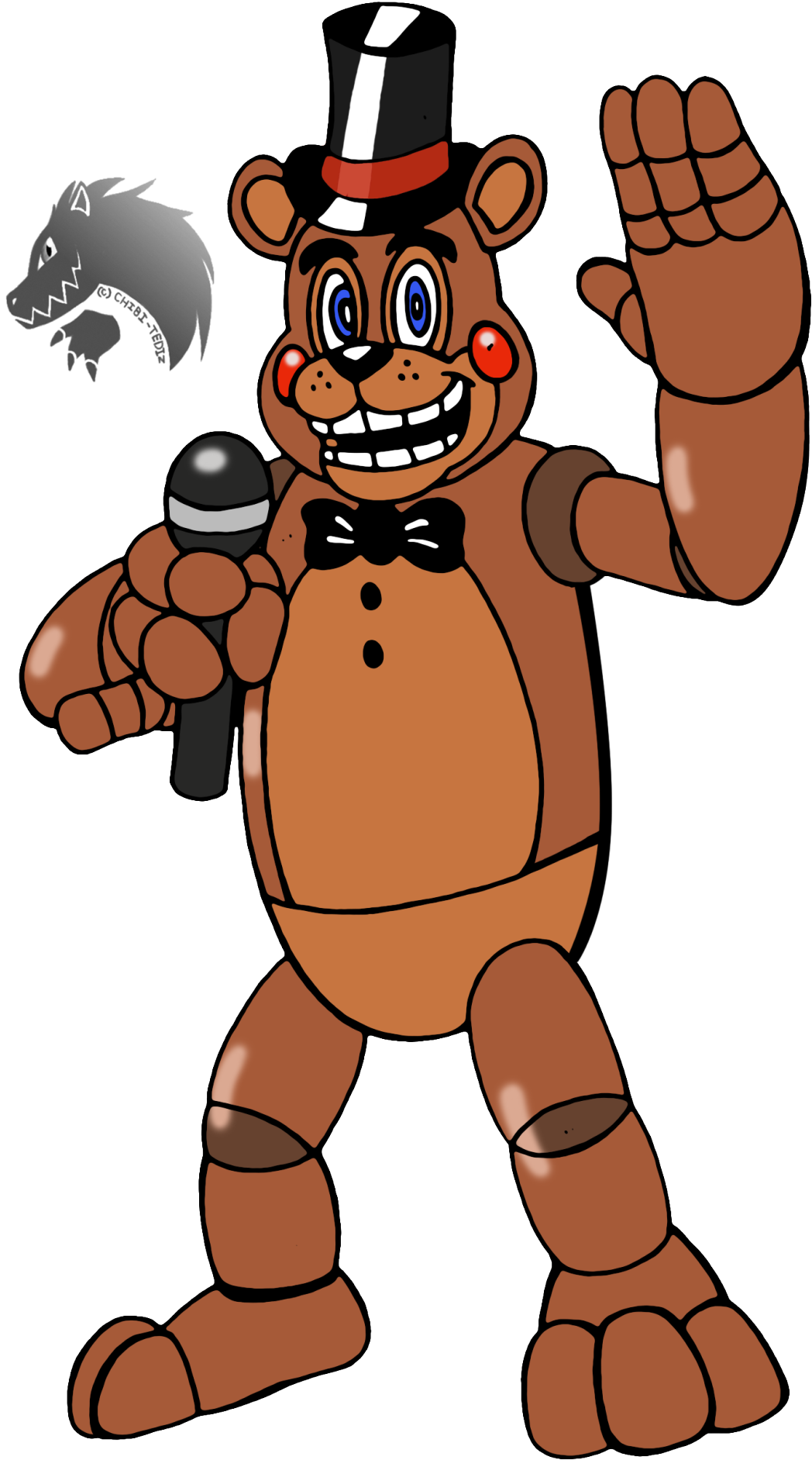 The Leader Of The Toy Crew, Toy Freddy Fazbear - Five Nights At Freddy's (1125x1920), Png Download