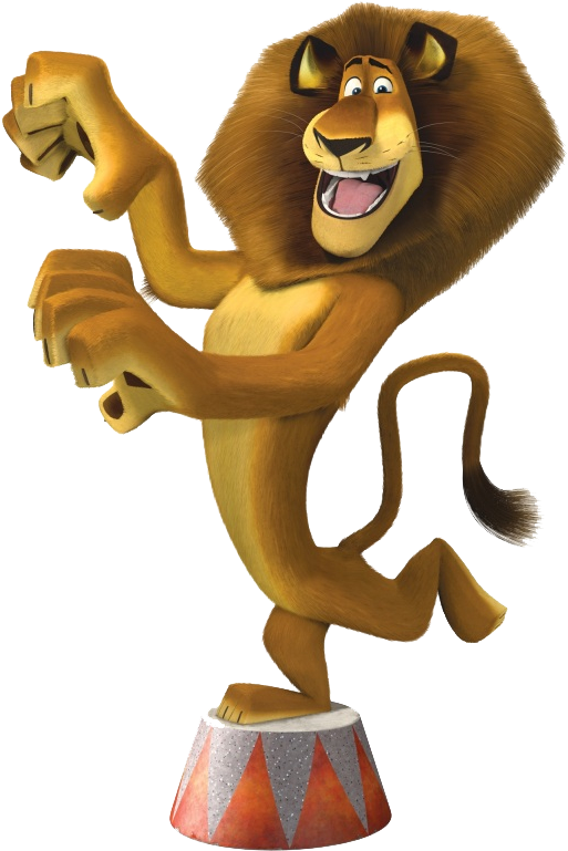Circus Lion Png - Madagascar Alex Pose (578x800), Png Download