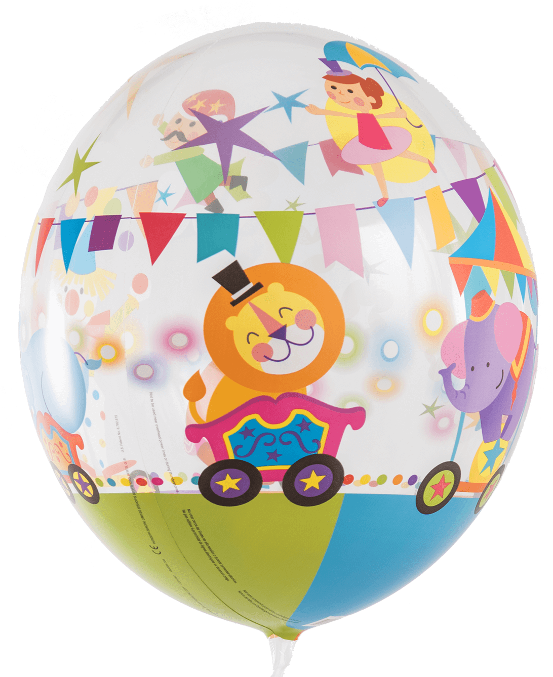 Circus Parade Bubble Balloon - Circus (1400x1400), Png Download