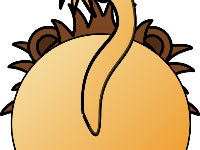 Lion Clipart Back - Animal Coloring Book: An Amazing Animal Coloring Adventure (640x480), Png Download