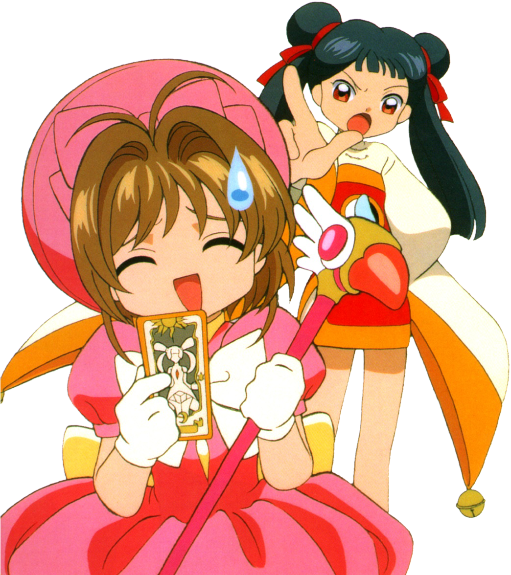 Card Captor Sakura Sakura And Meiling Pose - Mei Ling Sakura Card Captor (1058x1200), Png Download