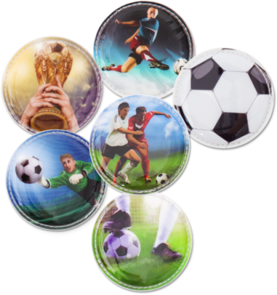 Ergobag Klettie-set Fußball (736x736), Png Download