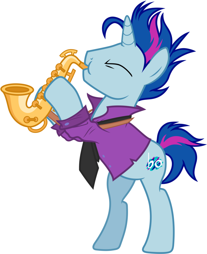 Artist Reginault Blue Note Clothes Musical - My Little Pony Bluenote (853x1024), Png Download