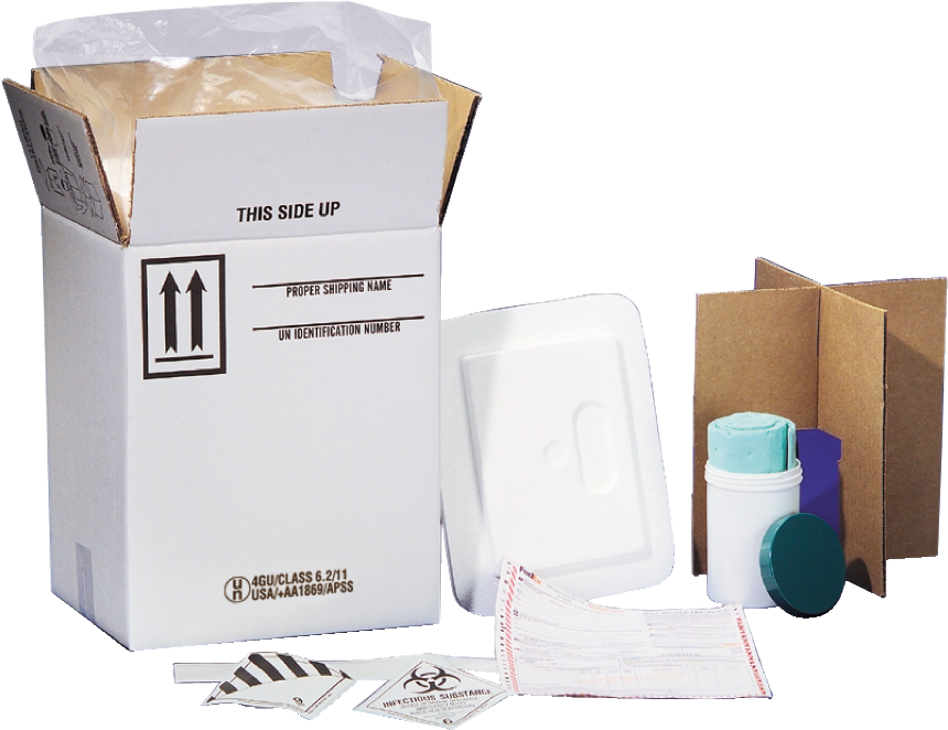 Dry Ice Packaging (1024x710), Png Download