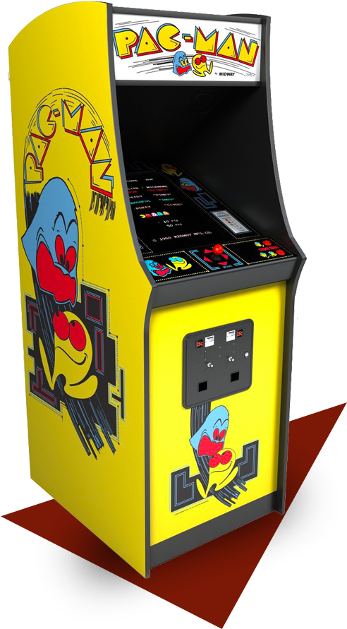 Arcade Games - Arcade 1 Up Pacman (491x910), Png Download