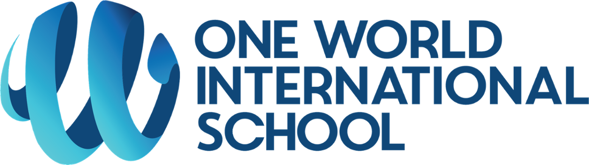 One World International School Logo (1188x333), Png Download