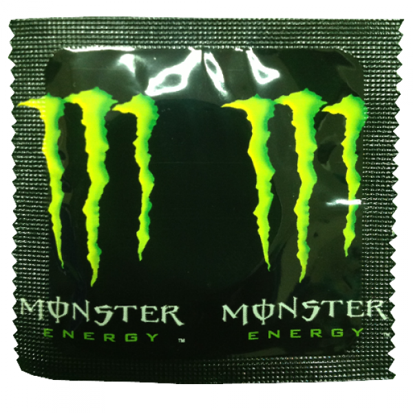 Monster Lubricated Condoms Contraceptives Sexual Health - Effects Of Monster Energy Drinks (600x600), Png Download