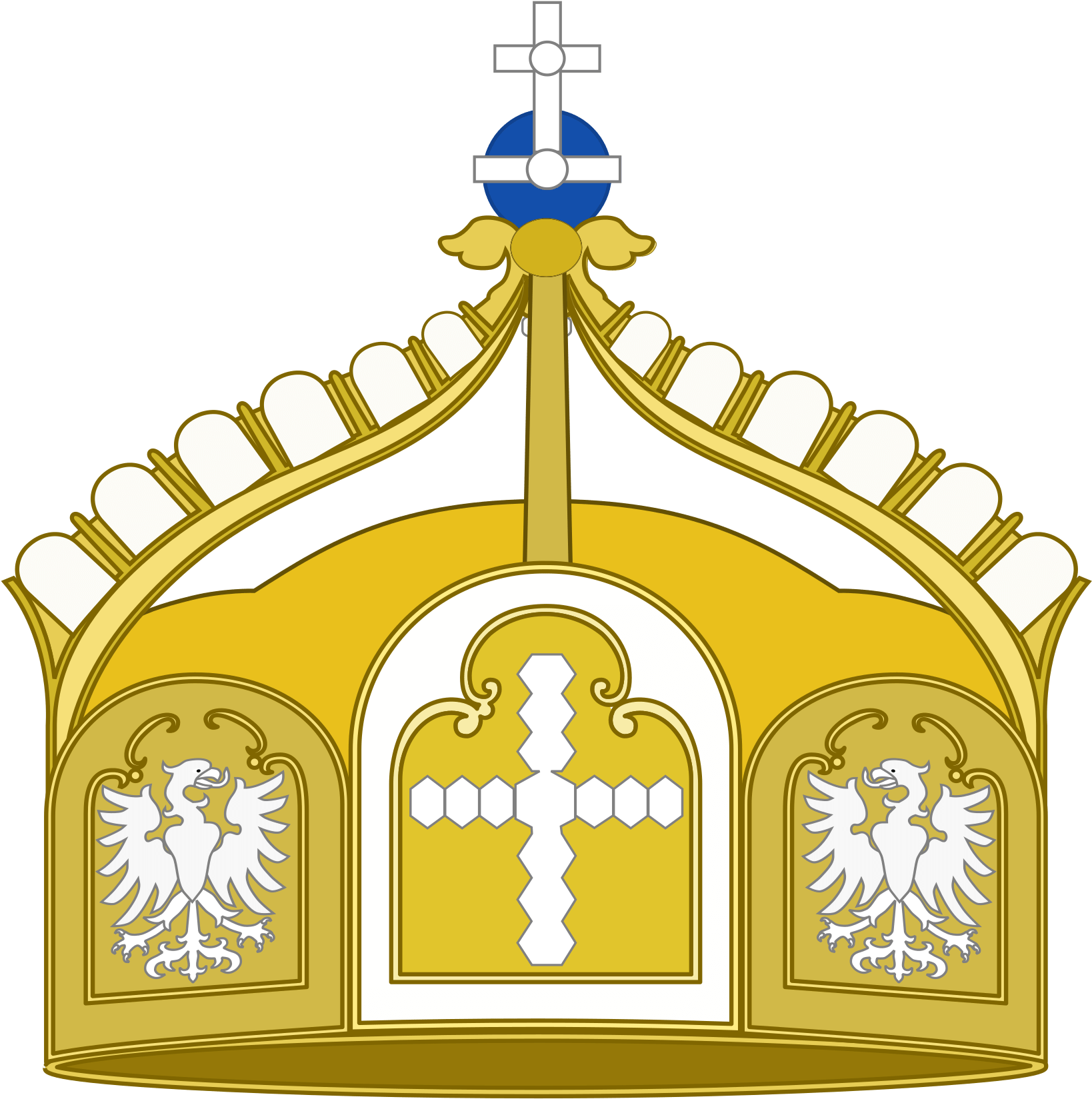 File - Icon - German Crown Svg (2000x2105), Png Download
