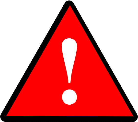 Black Red White Warning 1 Svg Clip Arts 600 X 532 Px (600x532), Png Download