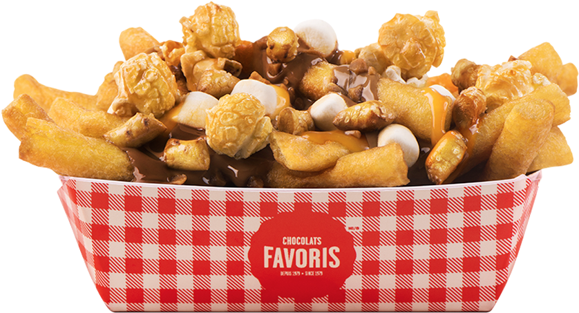 Salted Caramel 🍿 - Chocolats Favoris Chocolate Poutine (1200x600), Png Download