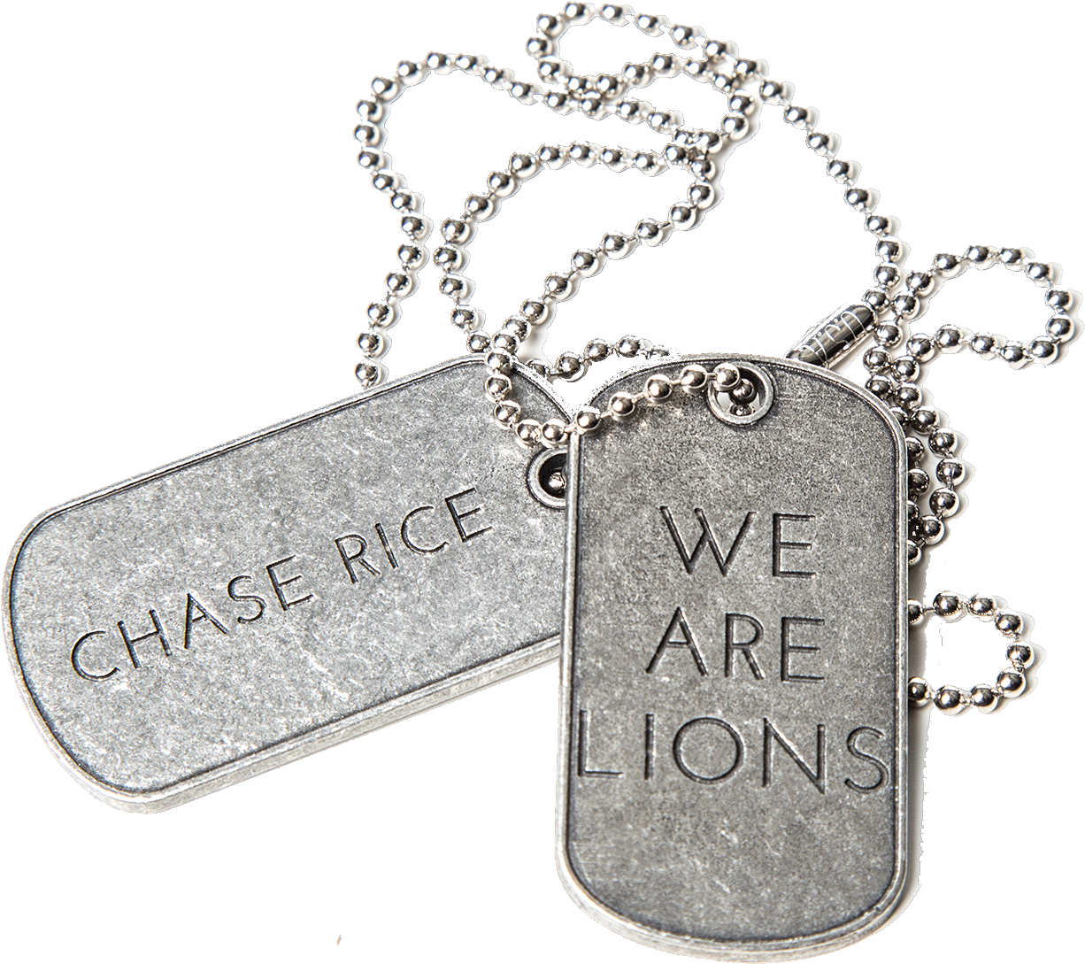 We Are Lions Dog Tag Necklace - Chase Rice Dog Tag Necklace (1500x1500), Png Download