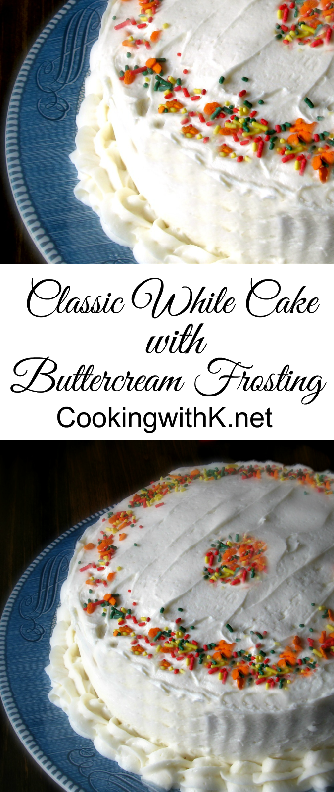 This Classic White Cake Will Most Likely Become One - Buttercream (675x1600), Png Download