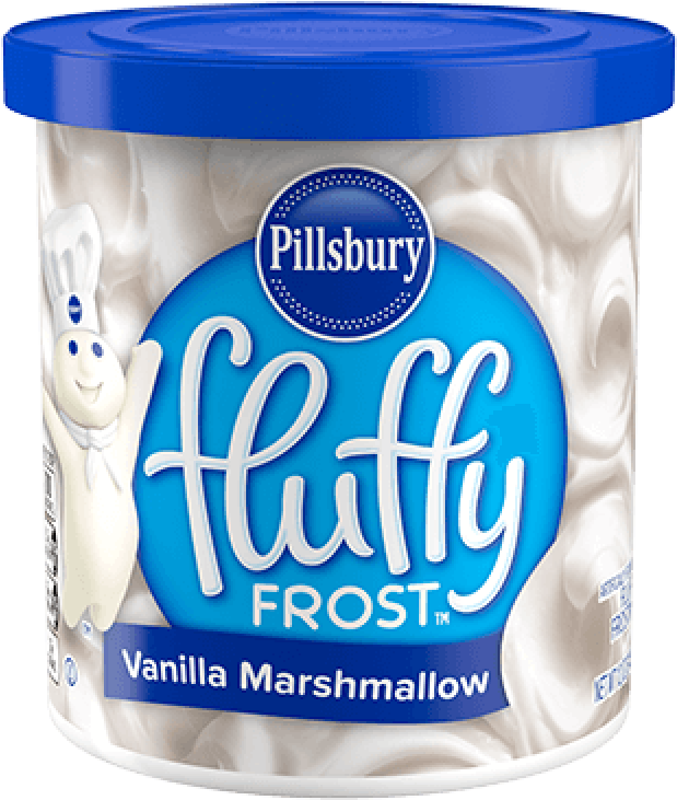 Pillsbury Fluffy Vanilla Marshmallow Frosting 12oz - Pillsbury ™ Vanilla Marshmallow Fluffy Frost ™ (800x800), Png Download