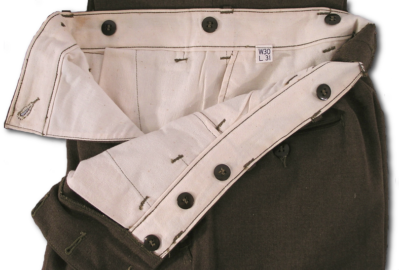Wearing Braces Elevated Citizen - Mens Trousers With Braces Buttons (809x547), Png Download
