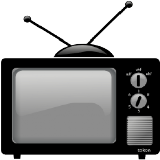 Television Clipart Small Tv - Clipart Television Png (640x480), Png Download