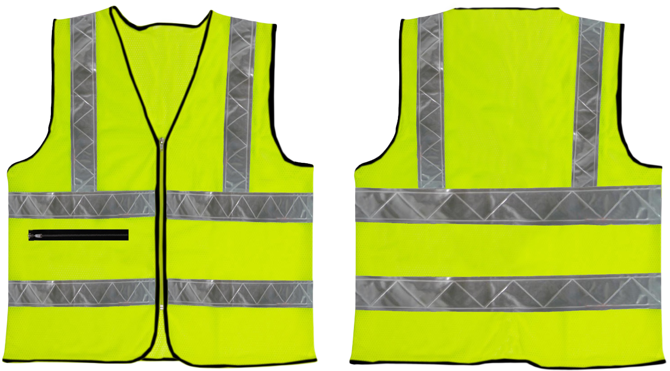 Safety Vest Rsv01 - Vest (2528x1667), Png Download