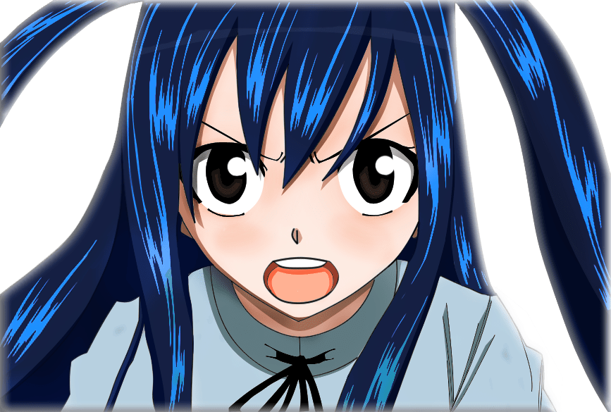 Share This - - Fairy Tail Wendy Angry (867x585), Png Download
