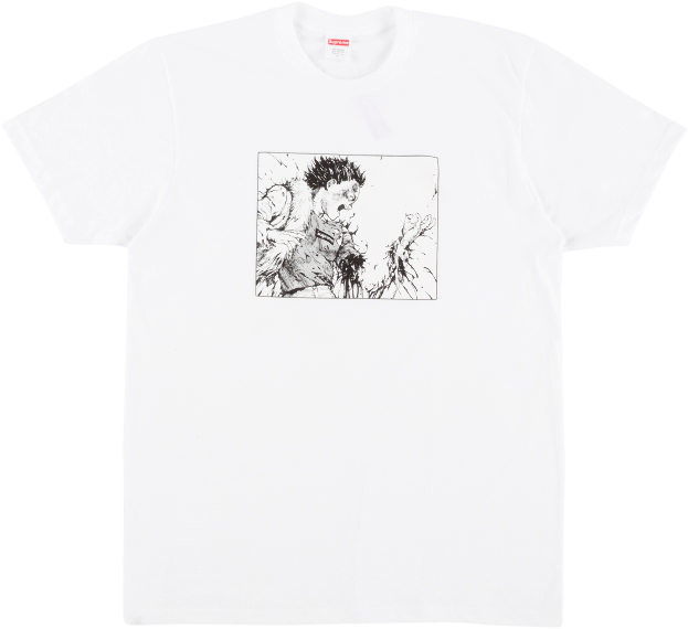Image Of Supreme Akira Arm Tee White - Darth Vader (1000x600), Png Download
