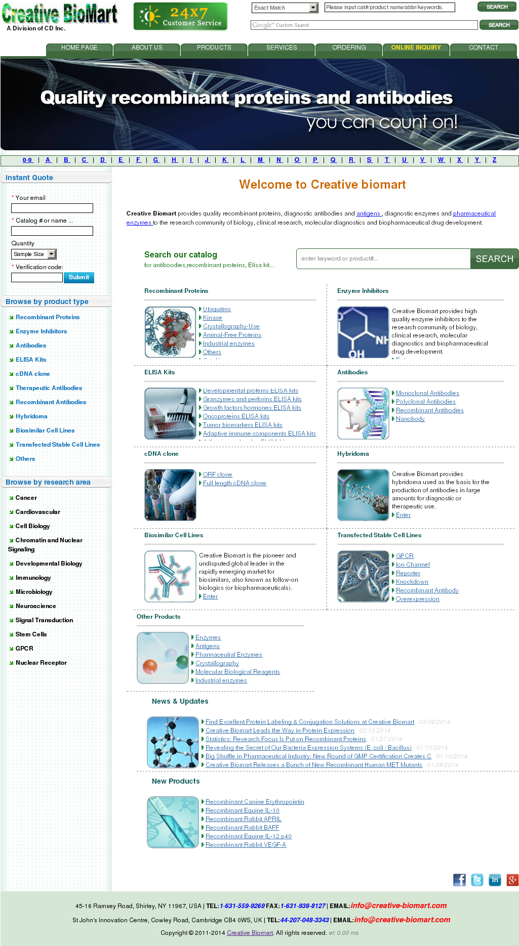 Creative Biomart Competitors, Revenue And Employees - World Wide Web (1024x1906), Png Download