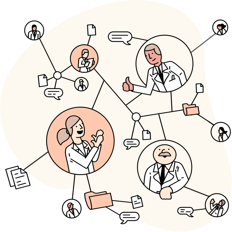 A Hand Picked Network Of Doctors Ready To Help You - Physician (906x906), Png Download