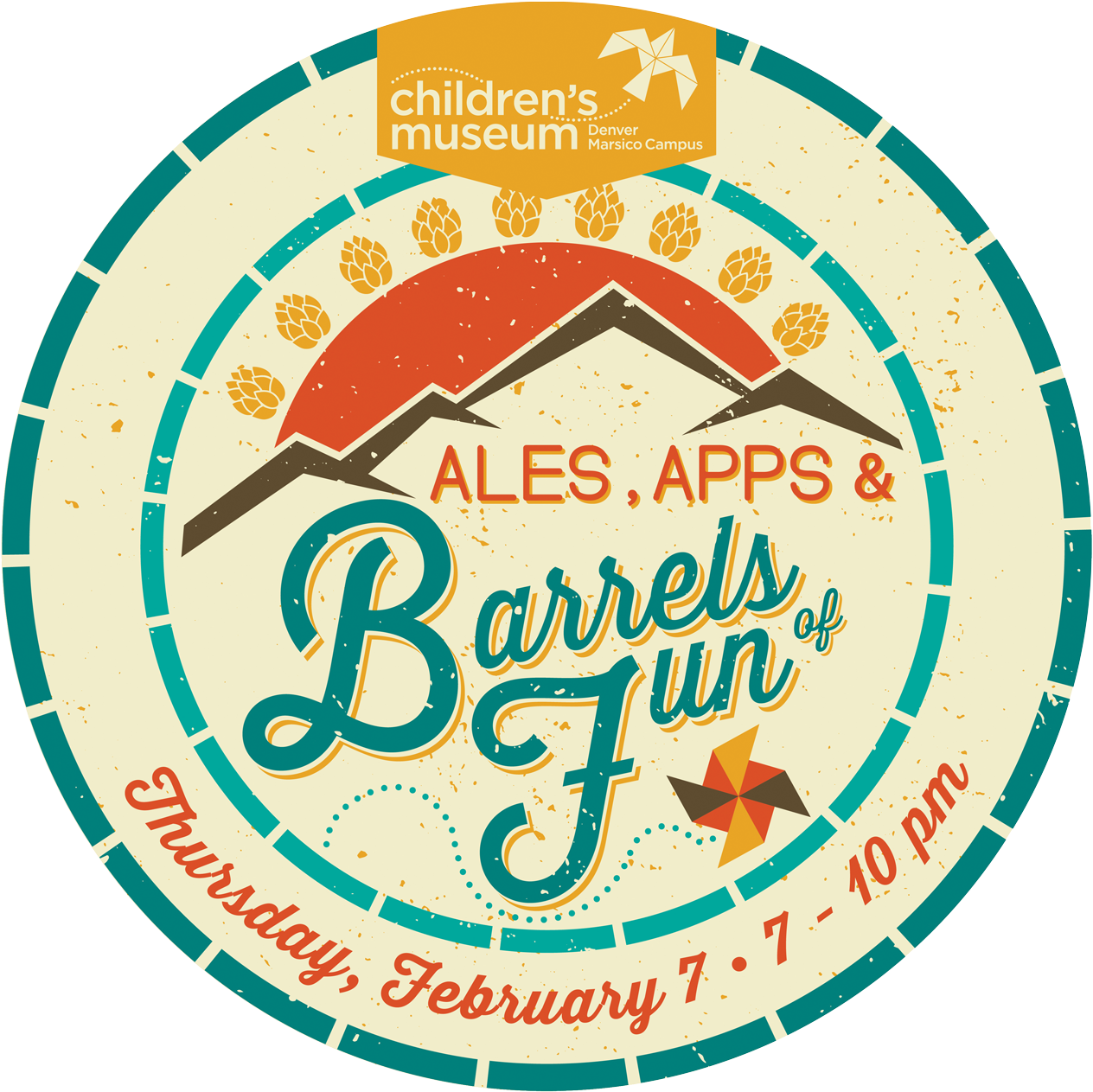 Ales, Apps & Barrels Of Fun - Children's Museum Of Denver At Marsico Campus (1600x1312), Png Download