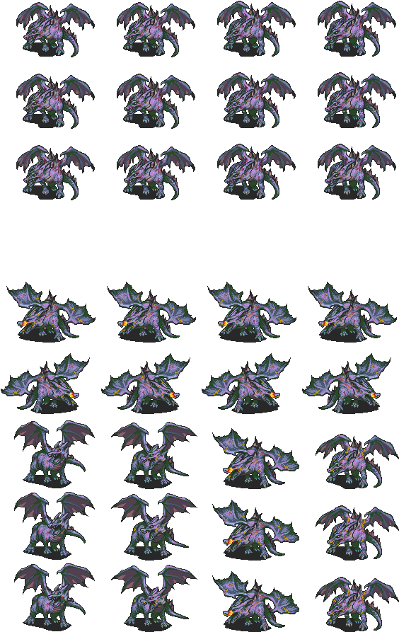 Please Enable Javascript To View The Contents Of This - Purple Dragon Sprite (568x1111), Png Download