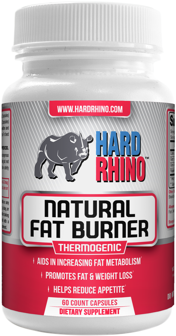 Natural Fat Burner Capsules - Hard Rhino L-theanine Capsules, 200mg, 240 Vegetarian (1280x1280), Png Download