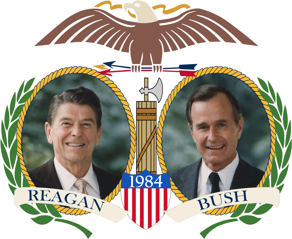 Gop 84 Nominees - Ebook The A To Z Of The Reagan Bush Era (966x768), Png Download