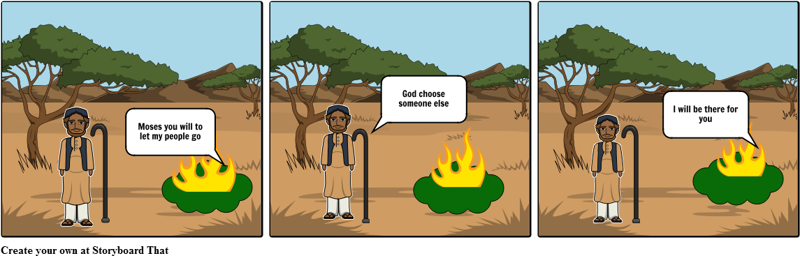 Moses And The Burning Bush - Lyons (1164x385), Png Download
