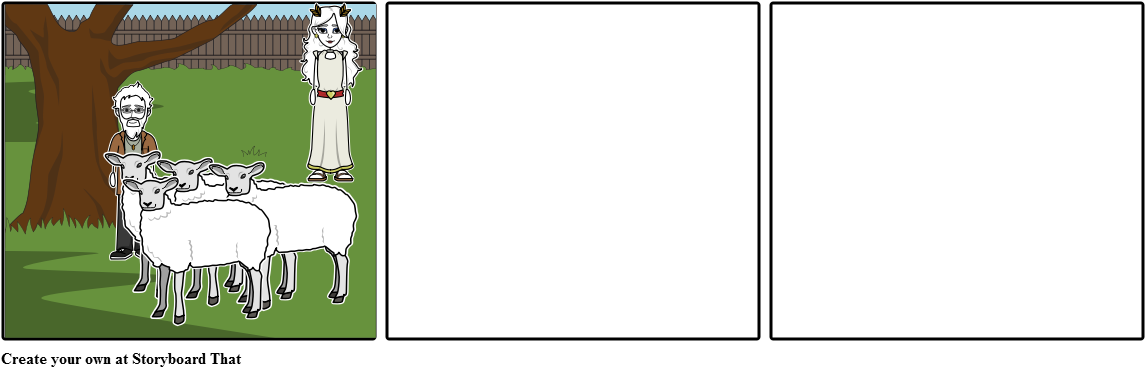 Moses And The Burning Bush - Storyboard (1164x385), Png Download