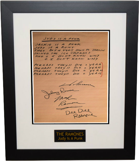 Ramones Judy Is A - Anticipation (592x670), Png Download